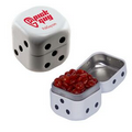 Dice Mint Tin w/ Cinnamon Red Hots